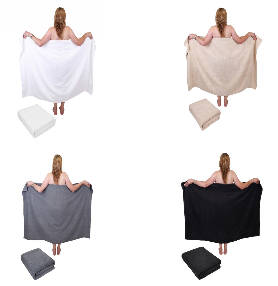Betz Bath Towel Set of 2 Large XXL Bath Towels Sauna Towel Etsy