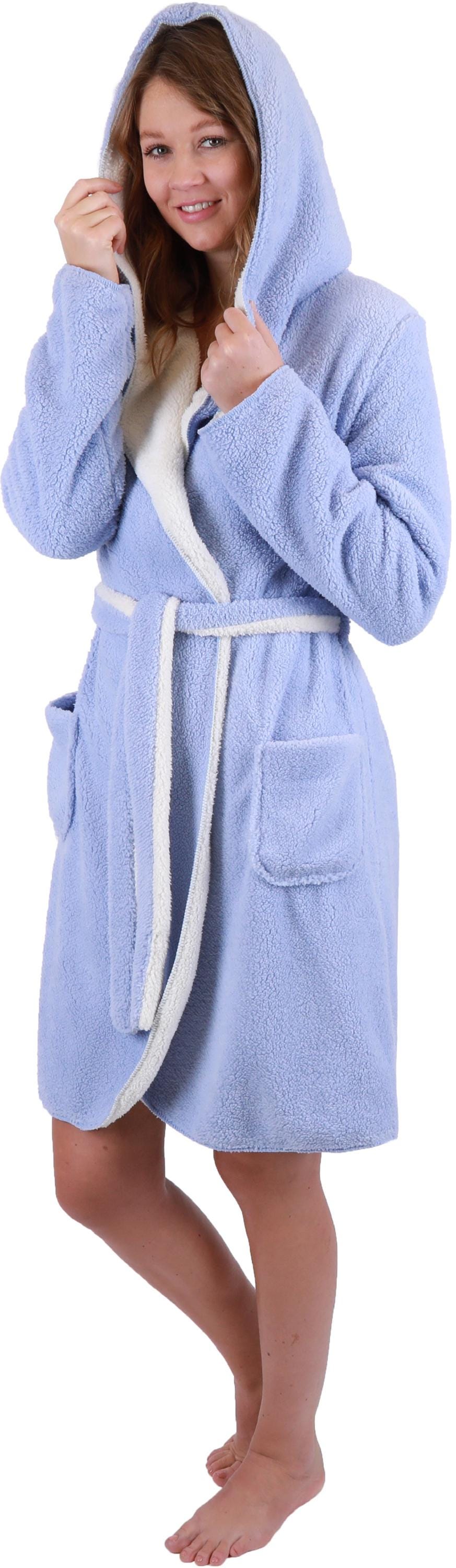 Peignoir capuche personnalisable devant et dos