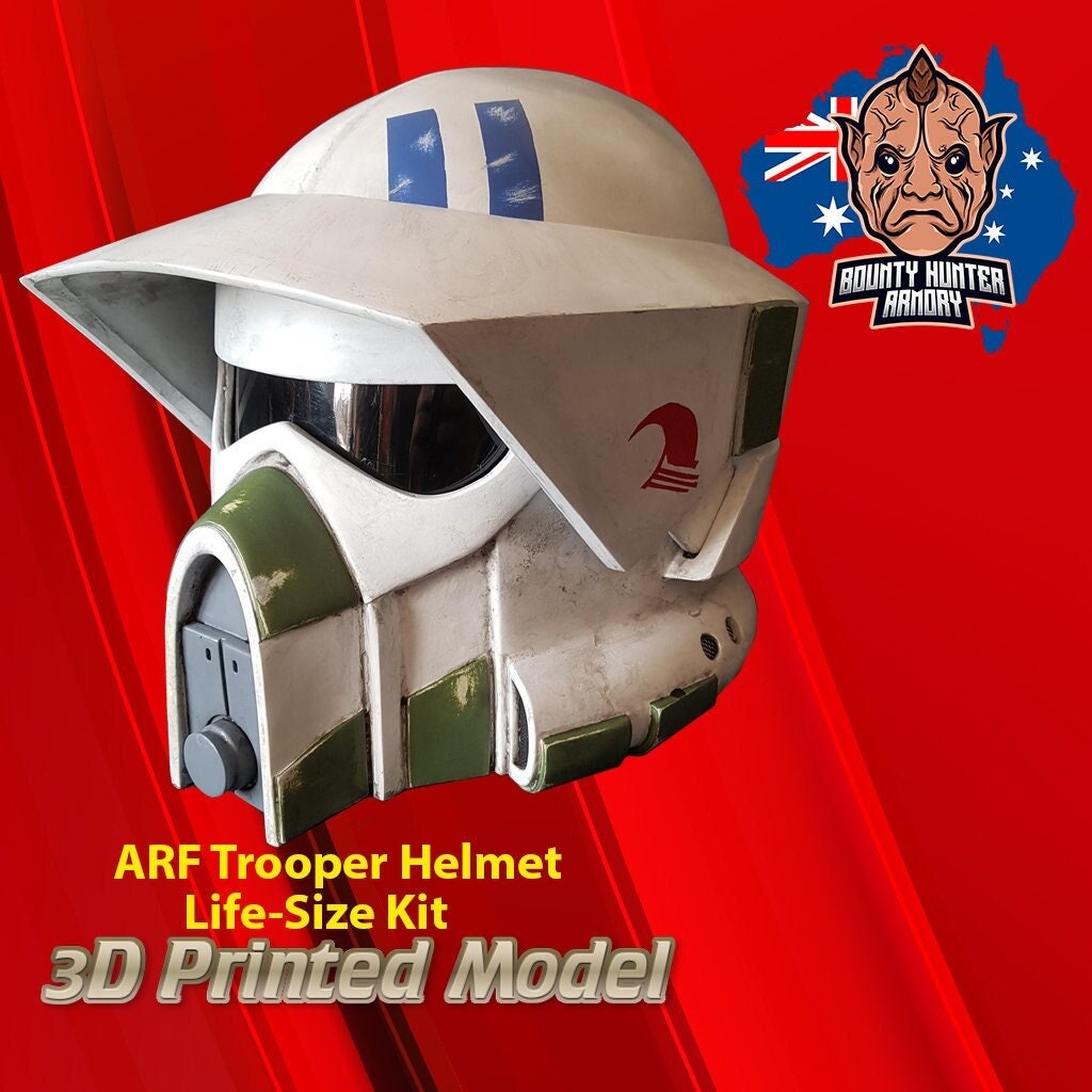 Clone ARF Trooper Helmet Cosplay Star Wars Helmet Kit Full Etsy