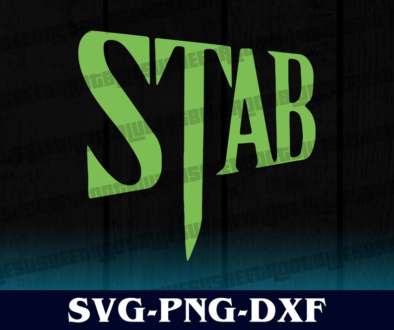 Scream Cut Files Stab Logo Cricut Silhouette Cameo Svg Etsy Hong Kong