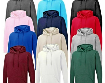 Jersey para hombre Sudadera con capucha Sudadera con capucha Fleece Top Plain Hoody Jumper