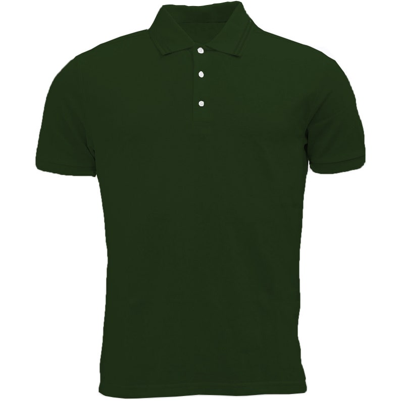 Mens Premium Polo Tees Short Sleeve Regular Fit Shirts Work Casual Plain Pique Top zdjęcie 6