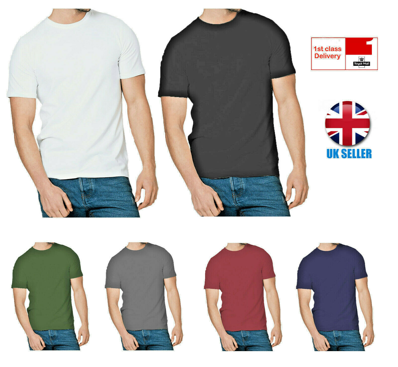 New round neck t shirts Clearance