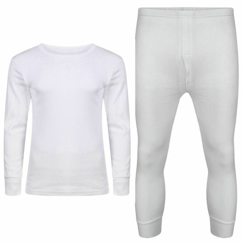 Mens Thermal Long Johns Top Bottom Underwear Trouser Tshirt Set Full Half Sleeve Etsy