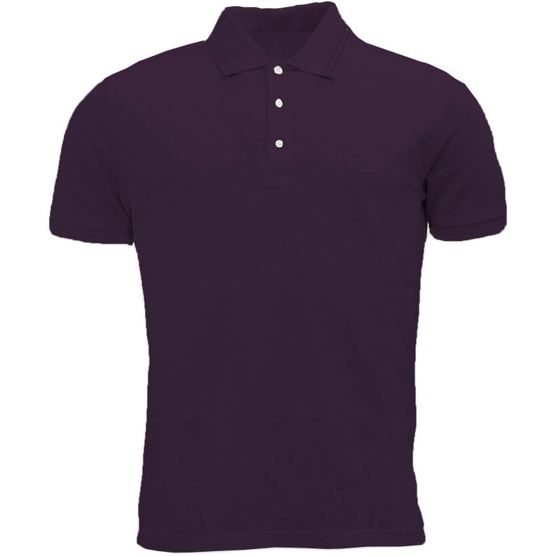 Mens Premium Polo Tees Short Sleeve Regular Fit Shirts Work Casual Plain Pique Top zdjęcie 2