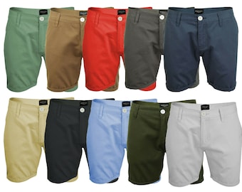 Mens Chino Shorts Cotton Summer Casual Jeans Cargo Combat Half Pants Casual New