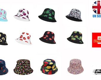 klassieke katoenen bucket hat voor volwassenen, mineral wash bucket hat, strand hoed, effen kleur bucket hat - sun hat bereik van design beschikbaar