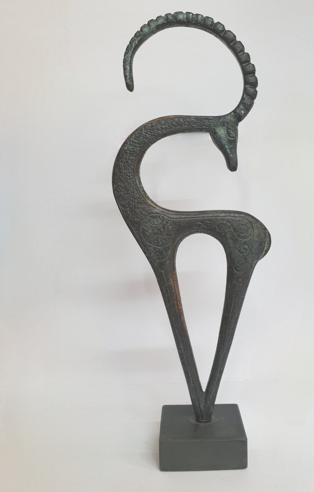 Big Bronze Ibex Greek Bronze Art Bronze Sculpture Ancient - UK - View #4