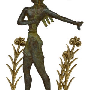 Prince of Knossos Bronze Sculpture - Prince of the Lilies Fresco Minoan period