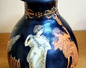 Greek Oinochoe figure Pottery Vase