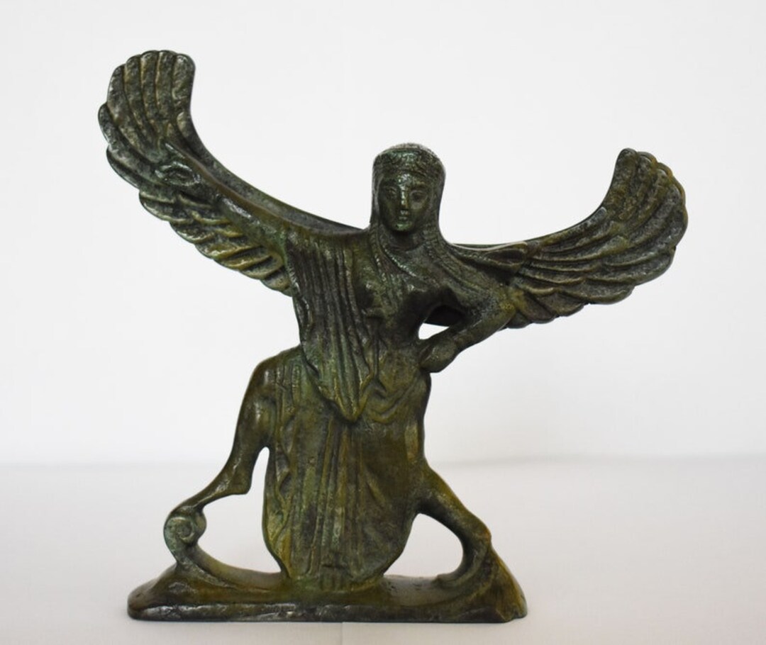 Buy Bronze Nike Statue Striding Greek Goddess of Victory, Roman-inspired  Collectible Online in India