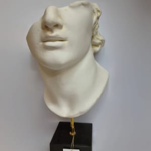 Handcrafted Alexander The Great Bust Replica in Keramin - Authentic 2nd Century BC Design