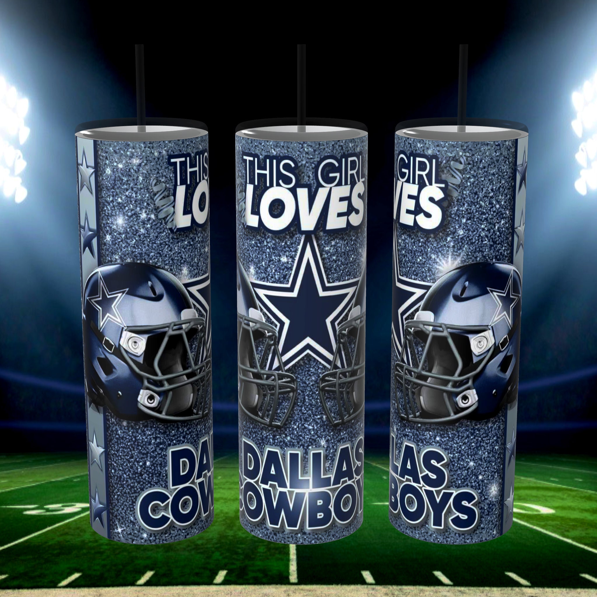 30oz Dallas Cowboys design Lonestar Concepts & Design lo*****@*****