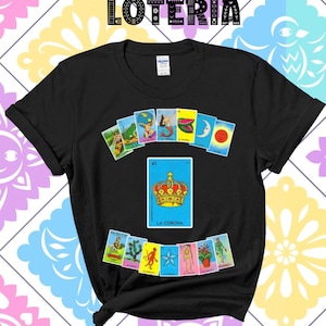 Pack of 5 Mexican Loteria designs / PNG Mexican lottery / Loteria / National holidays / DTF / made in Mexico / T-shirt design