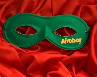 Superhero fancydress party eye-masks - Afroboy Books black character costume