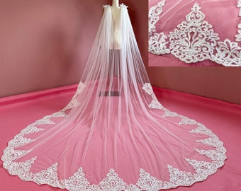 Wedding Lace Tulle Cloak,Bridal Cape Shawl,Women Wedding Dress Cloak,Bridal Cover Up,Cathedral Cape Veil,Ivory Shoulder Veil,Long Shawl