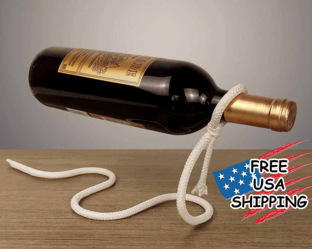 Magic Floating Wine Bottle Holder Balancing Wine Bottle Holder Etsy