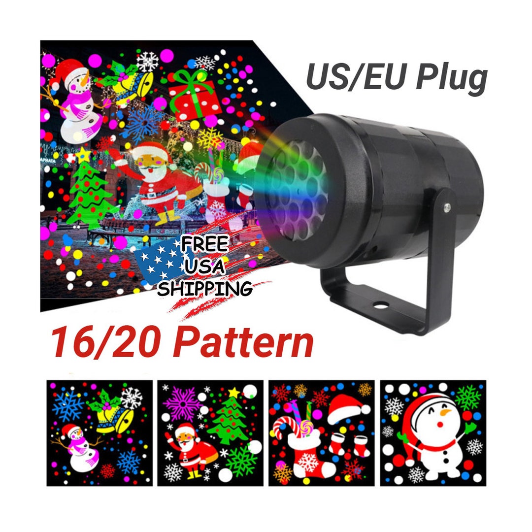 Christmas Party Projector Christmas Projector Light Rotating Etsy