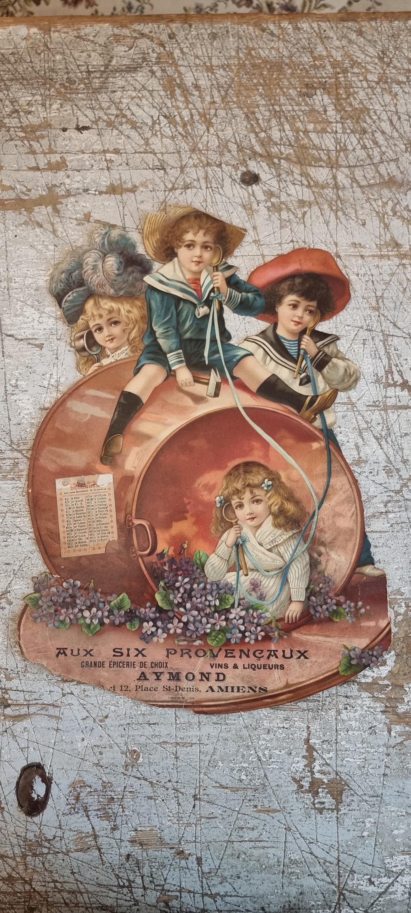 Antique French Perpetual Calendar - Etsy