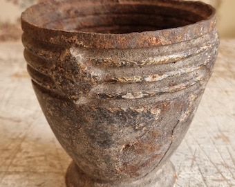 French cast iron Primitive planter dating XIX century.
