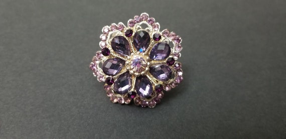 Purple statement costume ring. - image 1