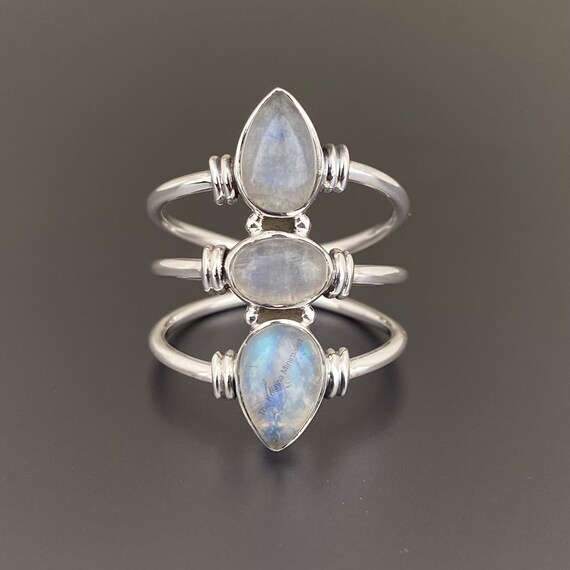Moon stone july birthstone ring deals