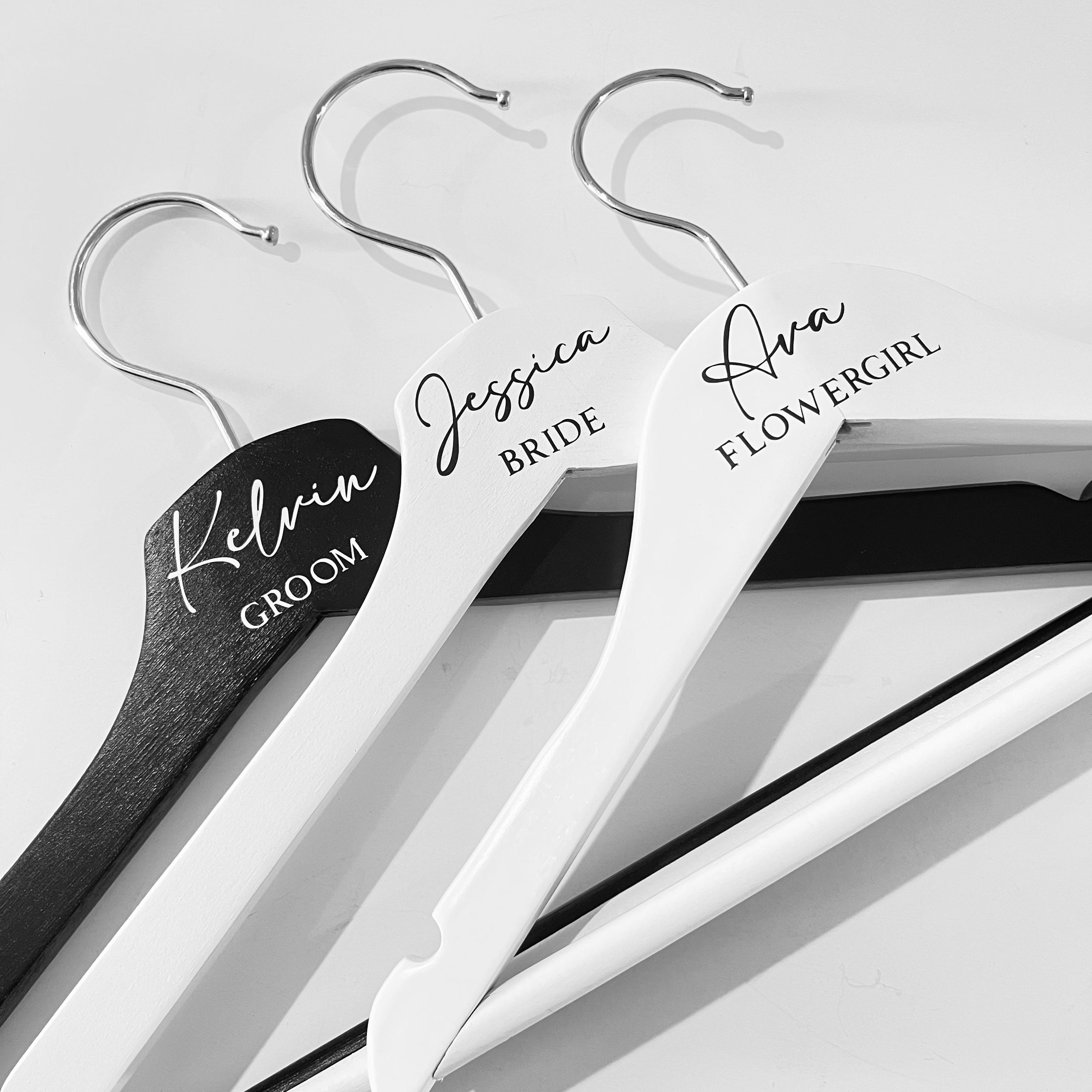 Personalised Coat Hanger Bridesmaid Hangers Bridal Dress Etsy Australia