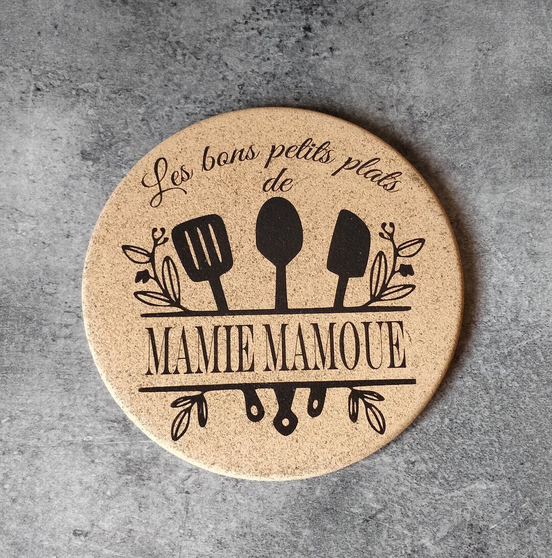 Dessous Plat Dessous De Plat En Liège 'Les Bons Petits Plats De Mamie 039 Cadeau Cuisine L 407514