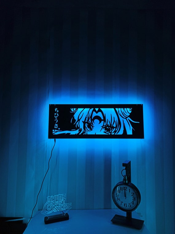 Led Anime Design Led Anime Wall Art – Led Anime Art – QKZIZV