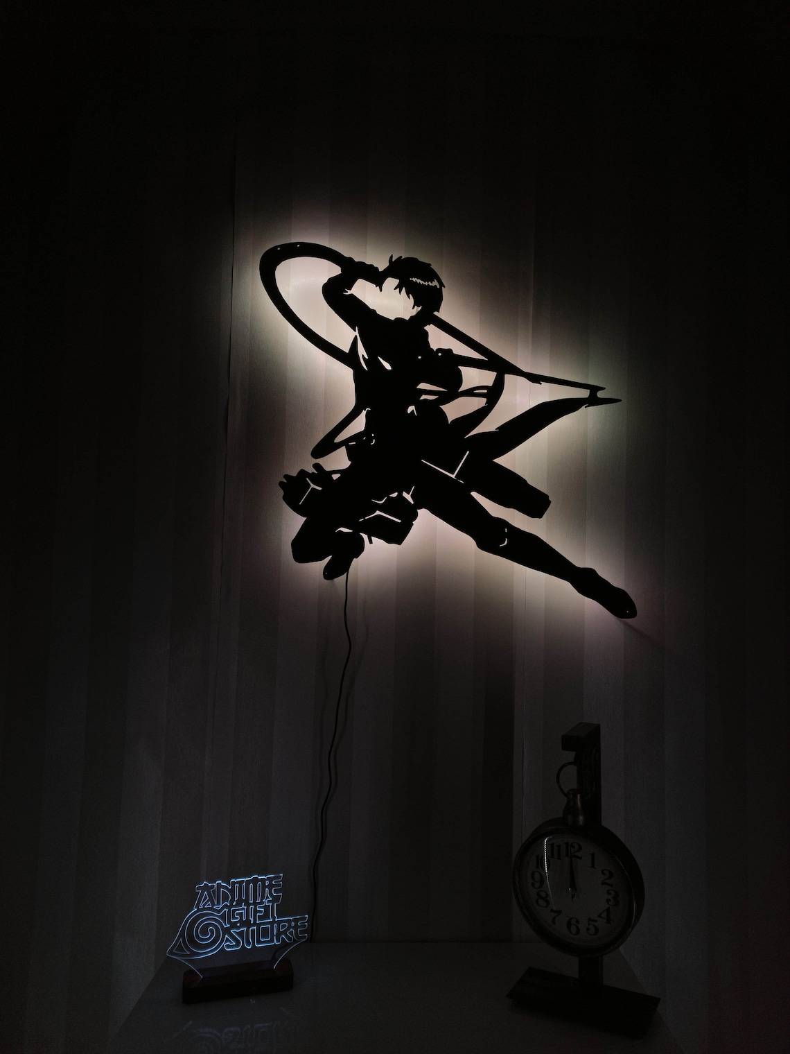 Anime Manga Character Lightedup Wooden Wall Art RGB Led Etsy Australia