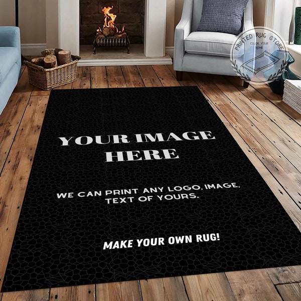 Custom Rug, Personalized Rug, Custom Carpet, Your Image Text Here Rug, Your Design Rug, Make Your Own Rug, Personalized Carpet, Home Decor