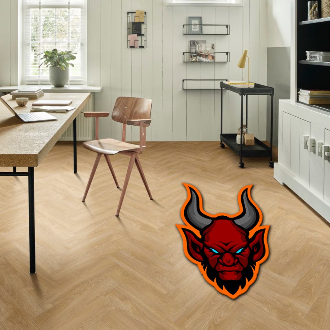 Red Devil Scary Mat Halloween Horror Rug Scary Halloween Etsy UK