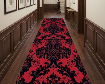 Alpine Mountain Trail Runner Rug, Wildflower Cabin Hallway Accent Rug
