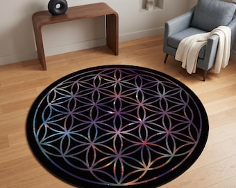Flower of Life, Flower of Life Decoration, Sacred Geometry Home Decoration, Flower, Flower Of Life Rug, Flower Life, Sacred Geometry, Flower