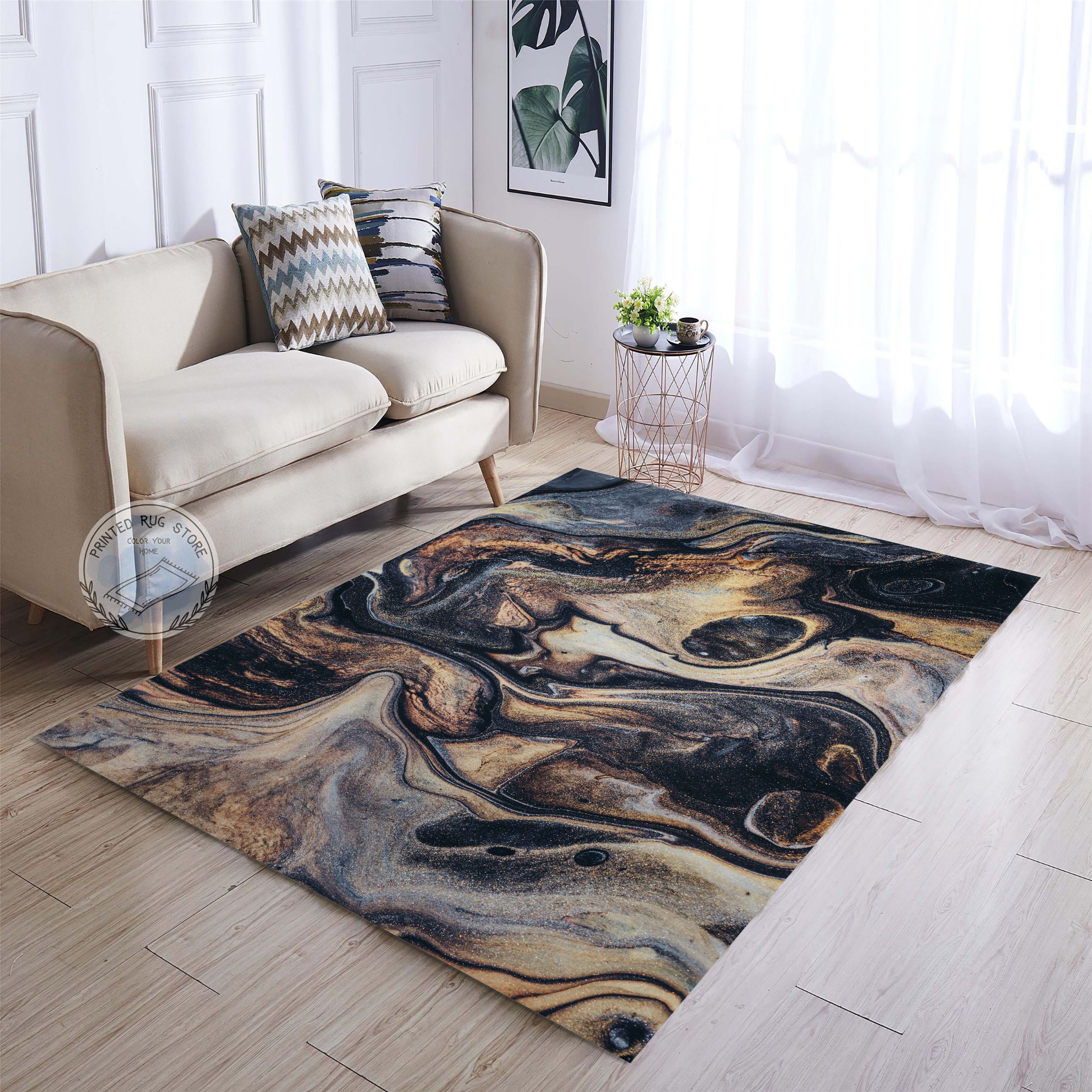 Abstract Painting Rug Abstract Rug Personalized Rug Gift Etsy