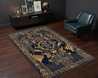 Gamer Rug, Modern Art Rug, Inspired Designs Rug, Cool Rug, Office Decor, Gift For Him, Home Decor, Area Floor Rugs, For Birthday
