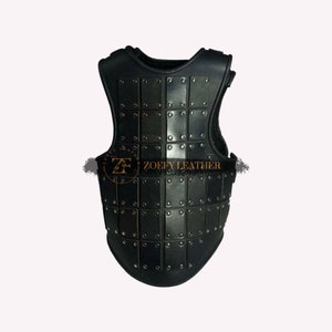 Men&#39;s Chest Viking Leather Armor, Medieval Armor Costume, Cosplay Larp Armor, Steampunk Costumes