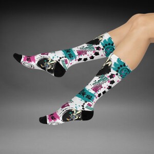Blink 182 Socken Tom Blinked Unisex Dehnbar Leicht Bunt 1 Größe Original Bequem Dehnbar Atmungsaktiv Blink-182 Geschenk