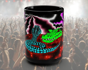 King Gizzard-mok, 15oz KGLW-koffiekop, origineel ontwerp