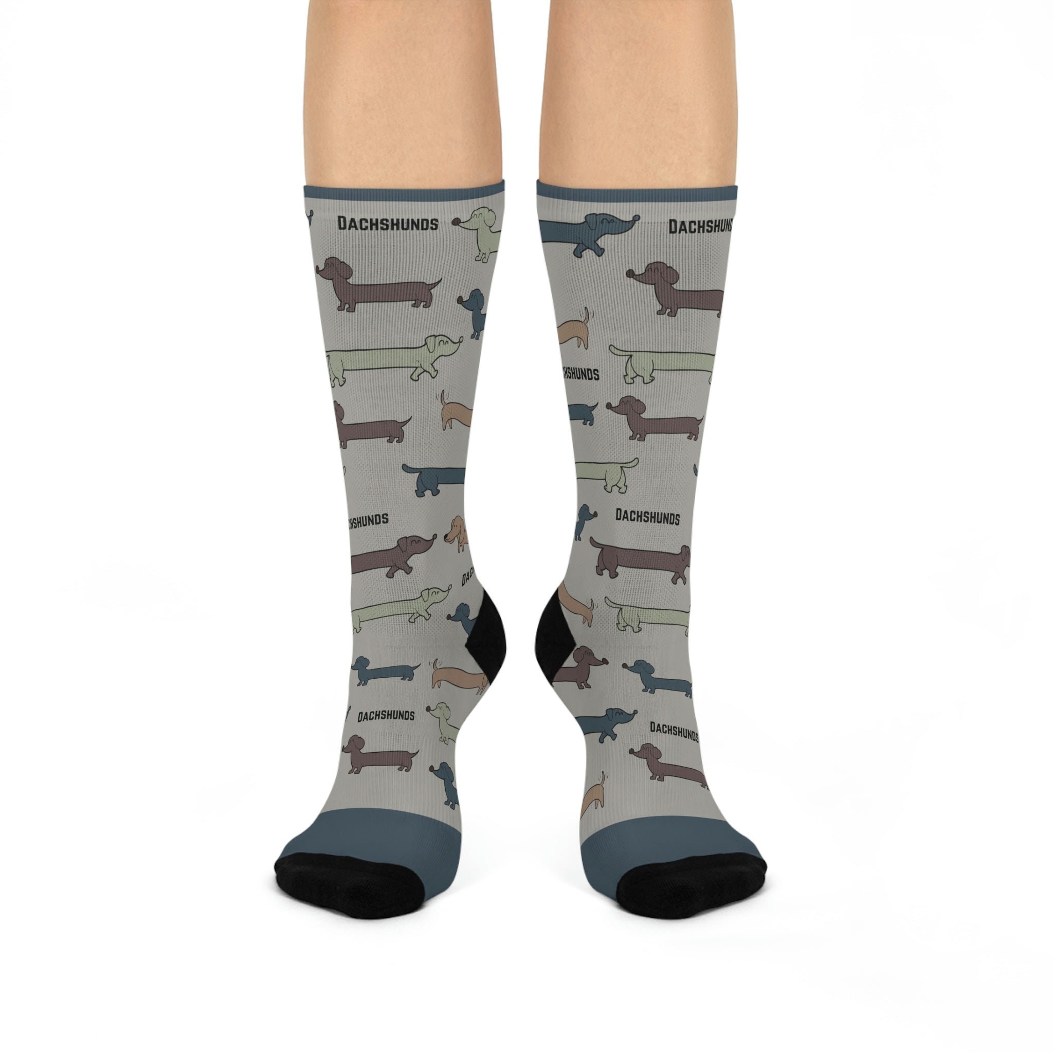 agogue 2 paia di calzini bassotto bassotto regali calzini unisex uomo morbido bassotto casual moda traspirante calzini divertenti colorati regalo calzini, Mix colori , M
