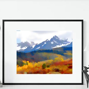 Colorado Landscape printable, Colorado landscape digital print, Colorado wall decor, Colorado wall art, Home decor, DIGITAL DOWNLOAD