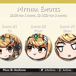 3 Mythra Emotes