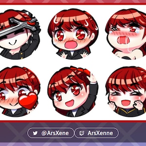 6 P2U Kasumi Emotes