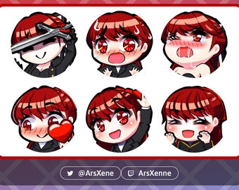 6 P2U Kasumi Emotes