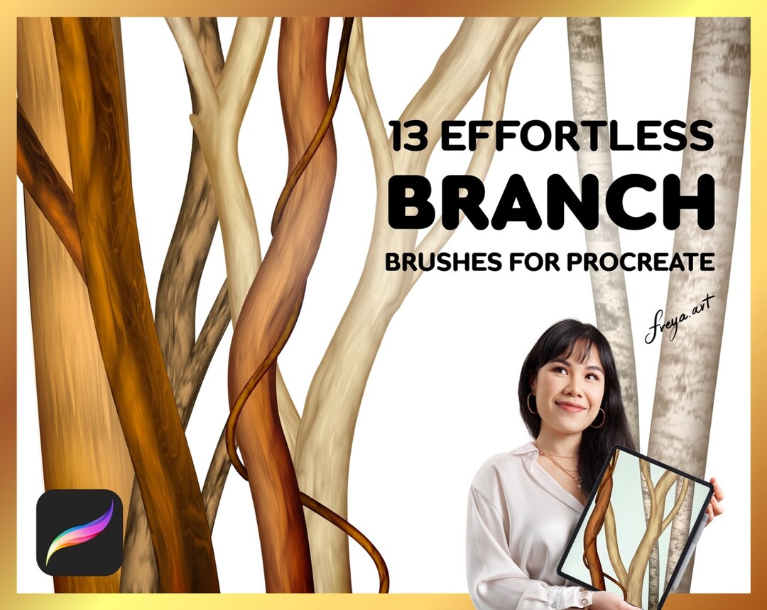 Procreate Trees Brush Set Wood Procreate Stencil 13 Etsy