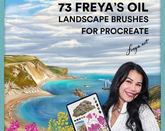 Landschappenselen voortplanten | 73 Freya's olielandschapsborstels voor voortplanting, realistische olieverfborstels, olieverfpenselen, natuurlijke voortplanting