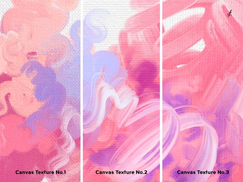 Canvas Texture Procreate Brushes | Oil Canvas Texture Pack of 3 Brushes ...