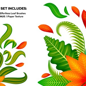 Leaf Brushes Procreate | 26 Effortless Leaf Brushes for Procreate ...