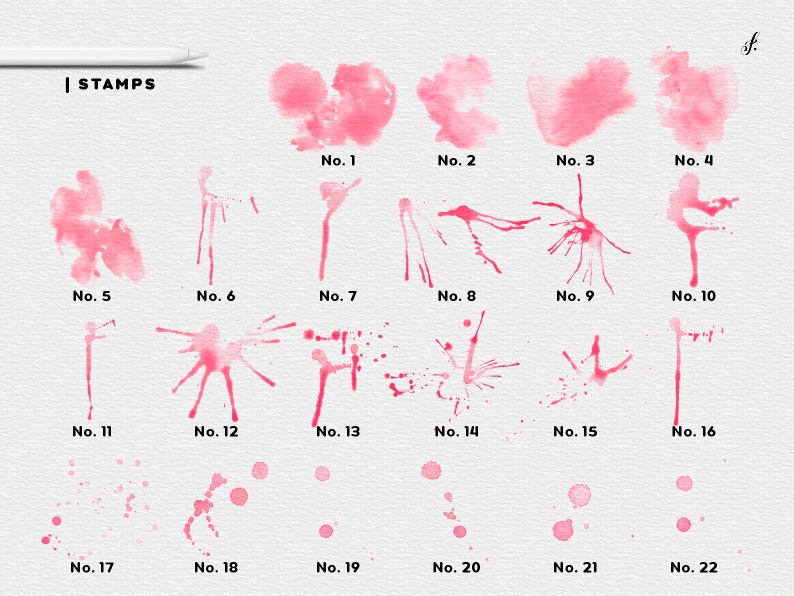 Best Watercolor Brushes Procreate 144 Brushes for Procreate Etsy