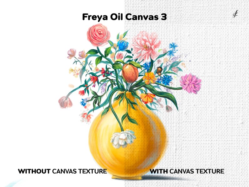Canvas Texture Procreate Brushes | Oil Canvas Texture Pack of 3 Brushes ...